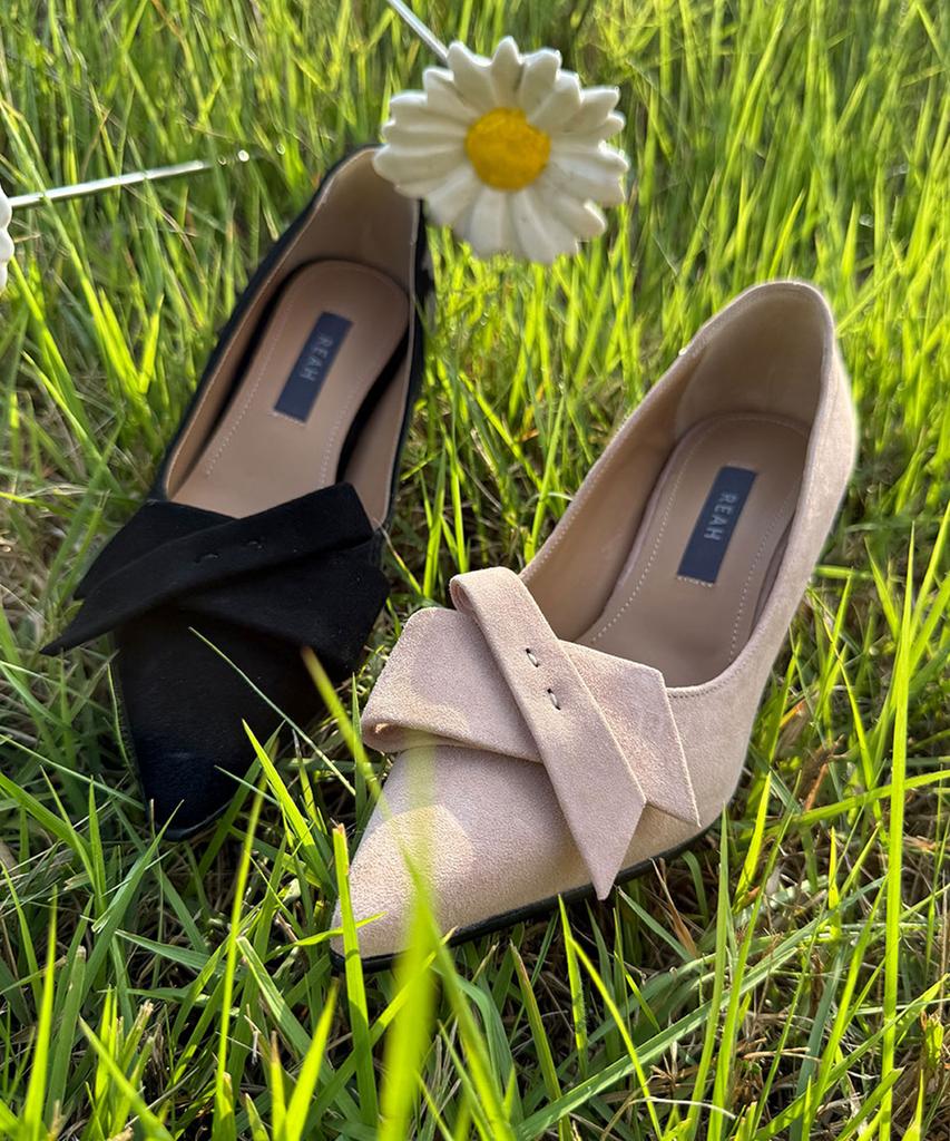 Leah Cherry Pumps Suede _3 Colors