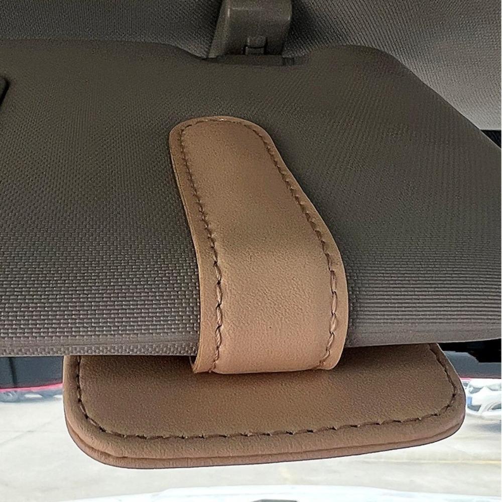 Universal Car Sunglasses Holder Portable Card Ticket Fastener Auto Glasses Clip Car Interior