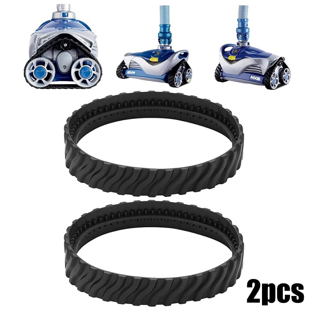 Spare Tire Track Outdoor Living Replace Replacement Rubber Tire Track Wheel 2 Pcs Accessories Mx6 Pool Cleaner
