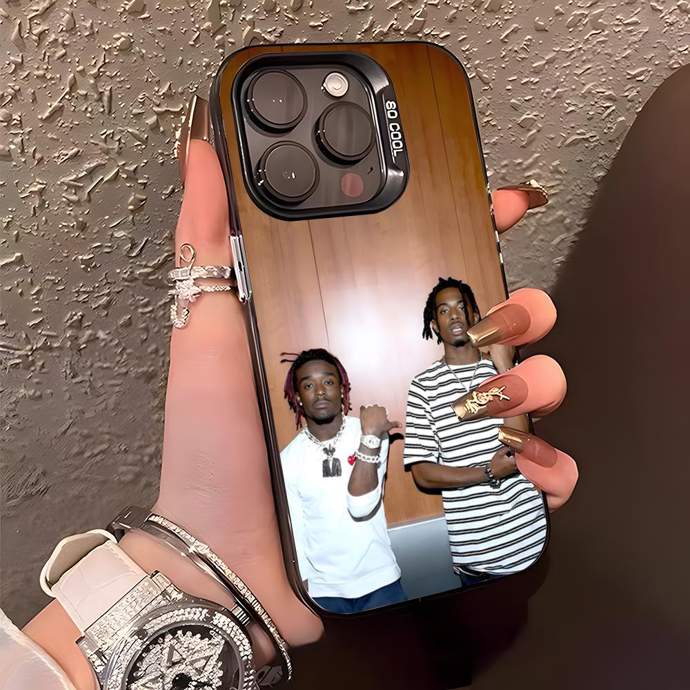 Rap P-Playboi C-Carti Phone Case For IPhone17 Air 16 15 14 Plus 13 12 11 Pro XS Max Silver Black Bumper Case