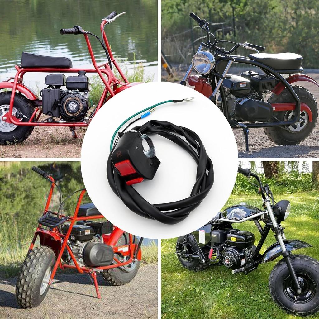 Мини-байк 7/8 Переключатель Kill On Off для Predator 212cc 196cc Coleman CT100U CT200U BT200X Baja MB165 MB200 Motovox Apollo TaoTao Мини-байк Картинг