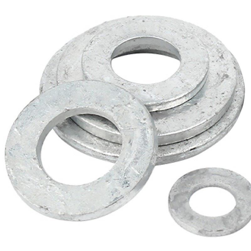 M8/M10/M12 плоские и круглые шайбы из углеродистой стали с горячей оцинковкой