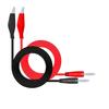 2PCS Copper Banana Plug To Alligator Clip Test Lead Crocodile Clip Multimeter Test Cable  Multimeter