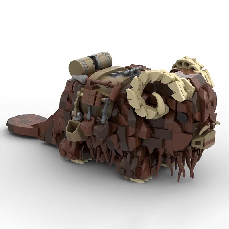 Moc конструктор креативный космический зверь Банса модель монстр маунт носорог сборка конструктор игрушка детский подарок