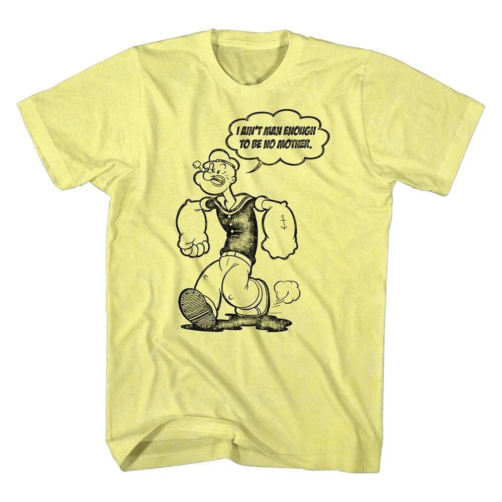 Popeye - Достаточно мужественный - Короткий рукав - Меланж - Взрослый - Футболка