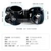 Aluminum Bicycle Stem 25.4mm Handlebar Folding Mountain Bike Accessory Compatible With Compact Cycle