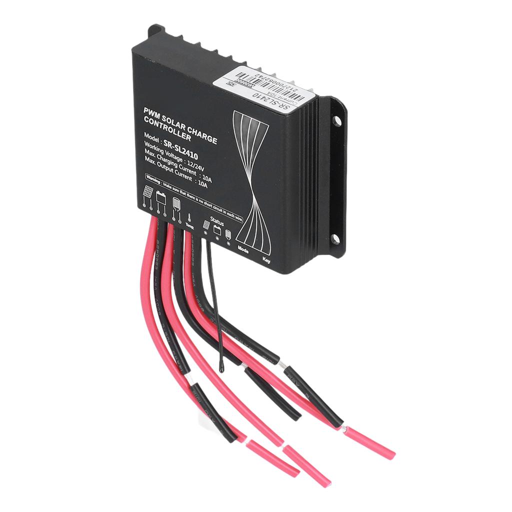 ШИМ Контроллер заряда солнечной батареи 10А Регулятор солнечной панели Водонепроницаемый Контроллер энергии для аксессуаров для автодома