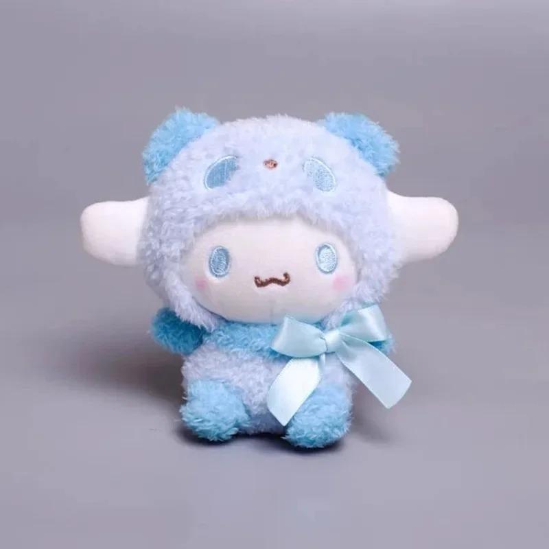 @Милая мини-брелок Sanrio Плюшевая кукла Куроми Брелок Плюшевая Хелло Китти Брелки Синнаморол Подвеска для сумки Игрушка Подарок