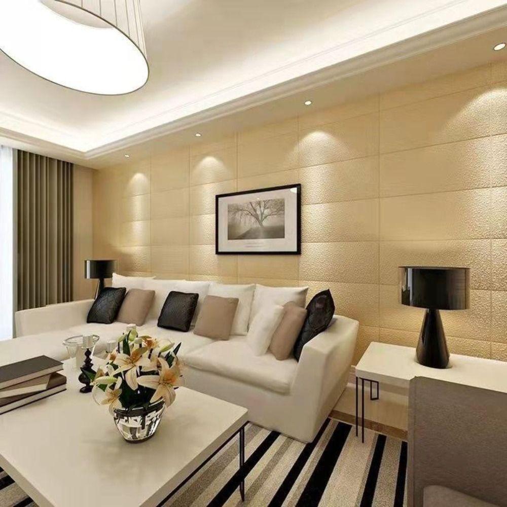 Moisture Proof Self-adhesive Wallpaper 70cm Wall Stickers Background Wallpaper Living Room