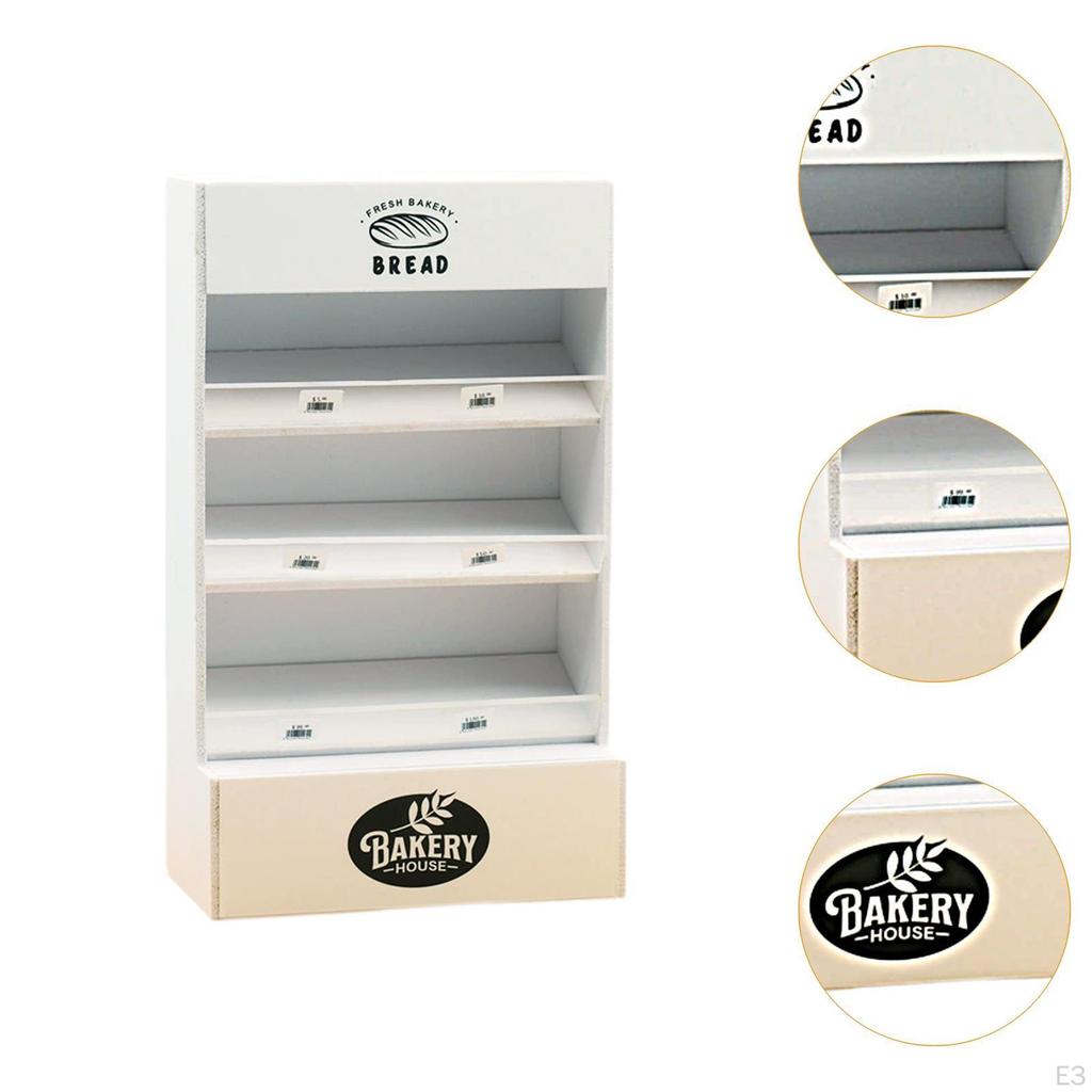 1/12 Dollhouse Miniature Model Bread Cabinet Furniture Toy Micro Landscape Doll Accessories