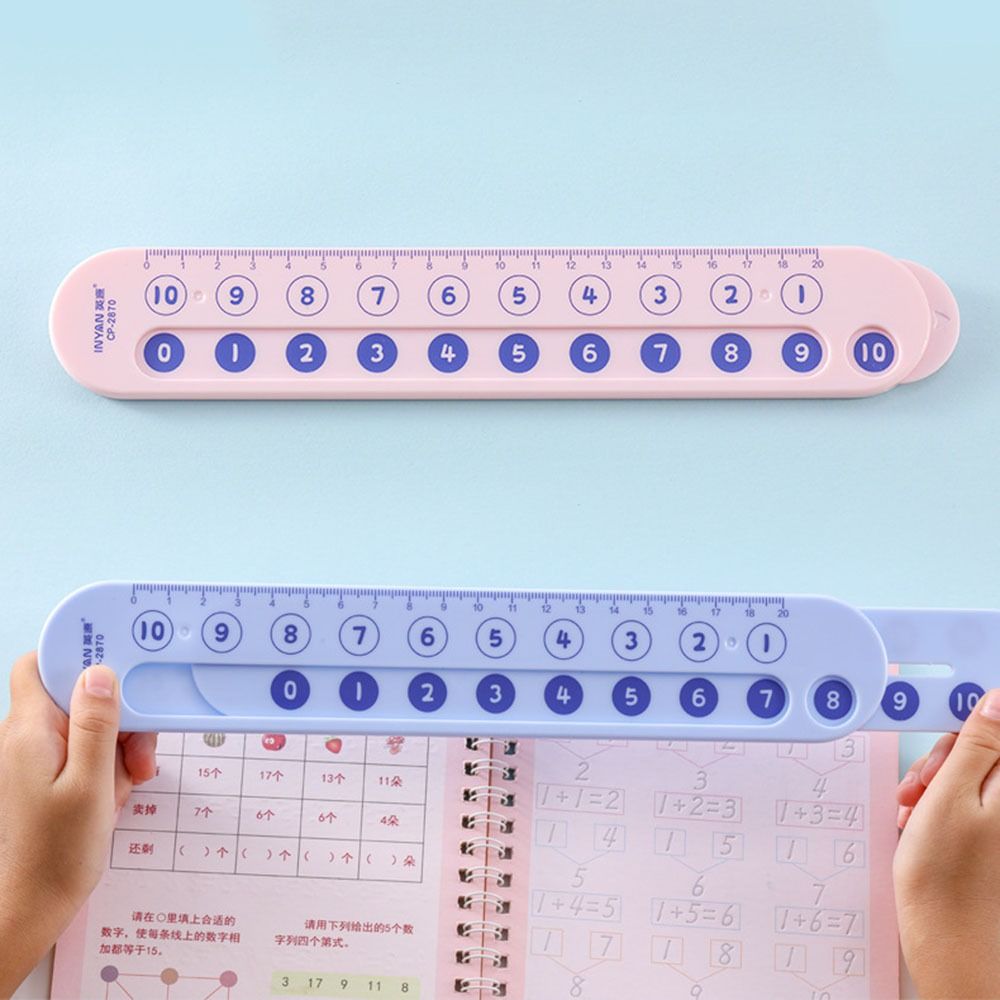 Канцелярские принадлежности Линейка для разложения чисел Раннее образование Линейка для учеников Прямая линейка для учеников