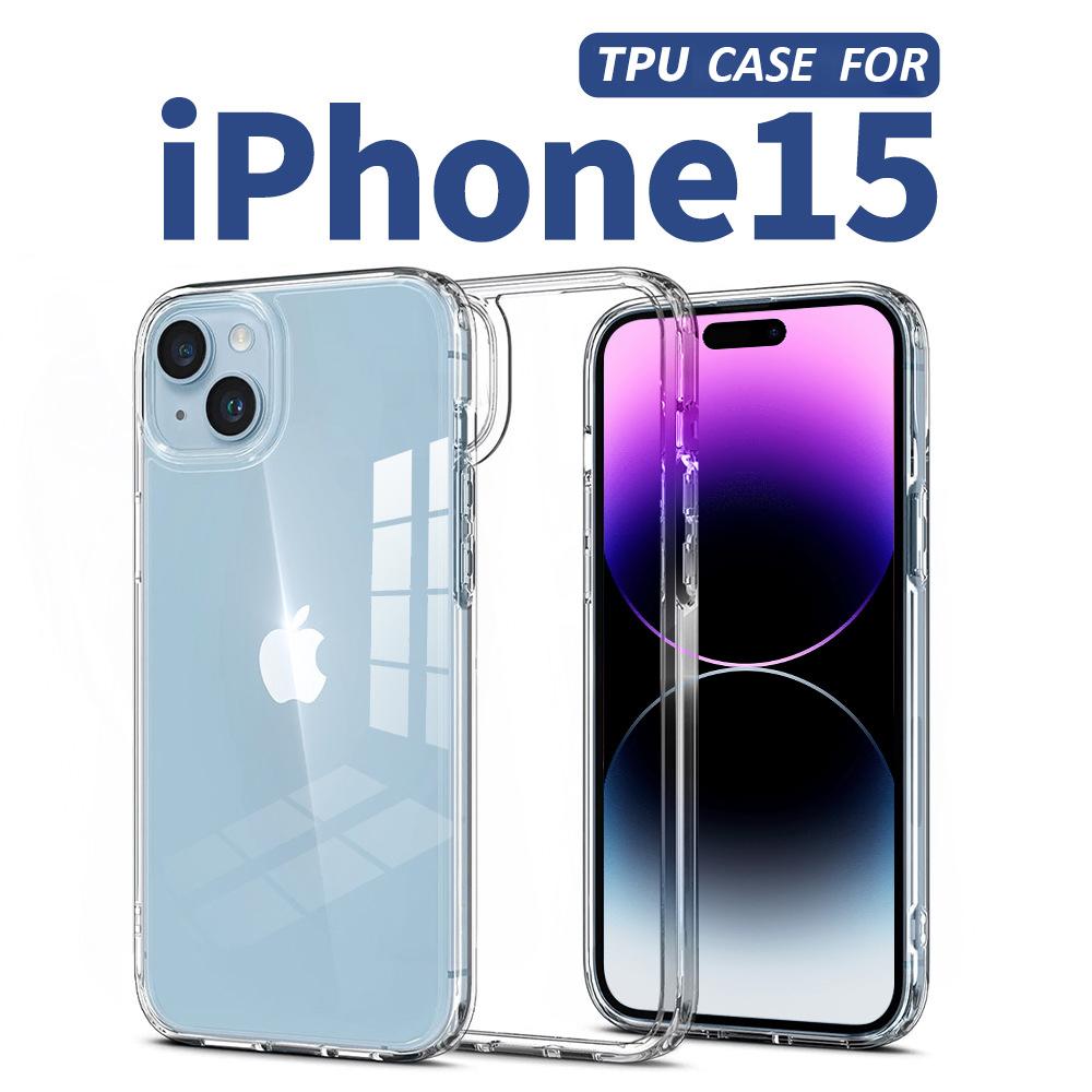 Мягкий силиконовый чехол из ТПУ для телефона IPhone 15 14 13 12 11 Pro Max XR X XS Max 7 8, задняя крышка, чехол для IPhone 15 14 13 12 11 Pro Max, прозрачная крышка