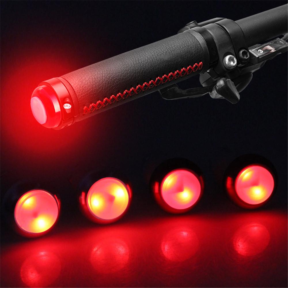 2PCS Bike Handlebar LED Light Bicycle Turn Signal Indicator Lamp