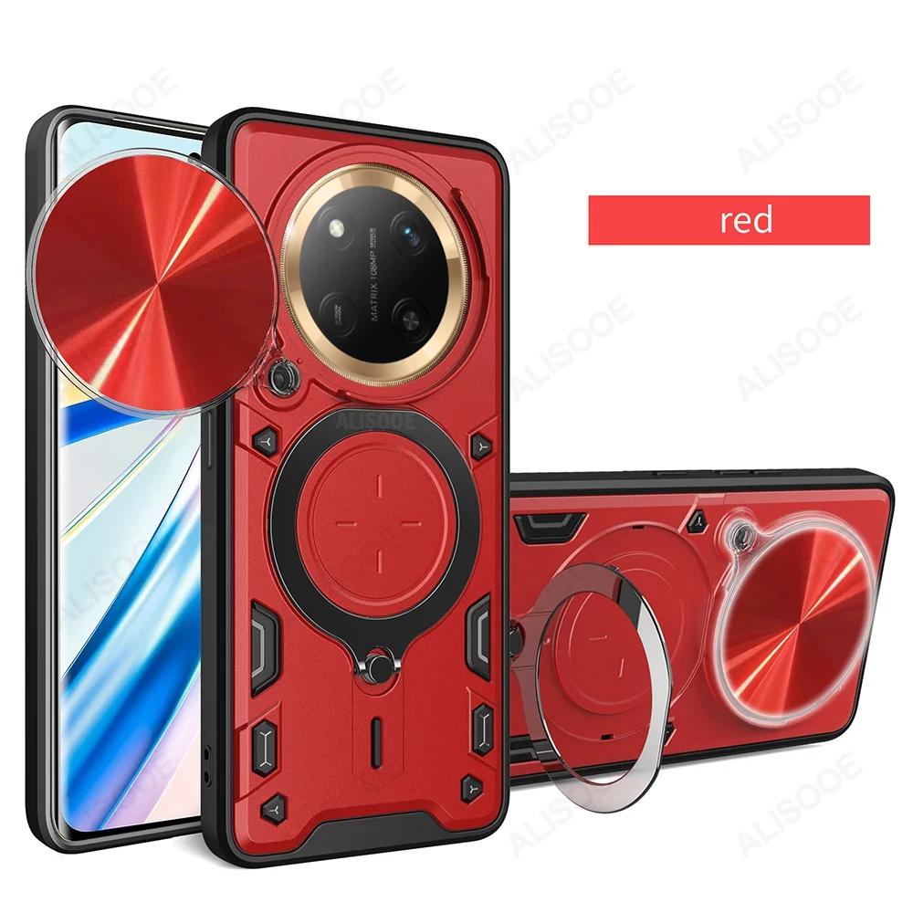 Armor Funda для Honor X9C 5G Чехол Сдвижная камера Кольцо-подставка Защитная крышка для Honor X60 Pro Противоударная Capa