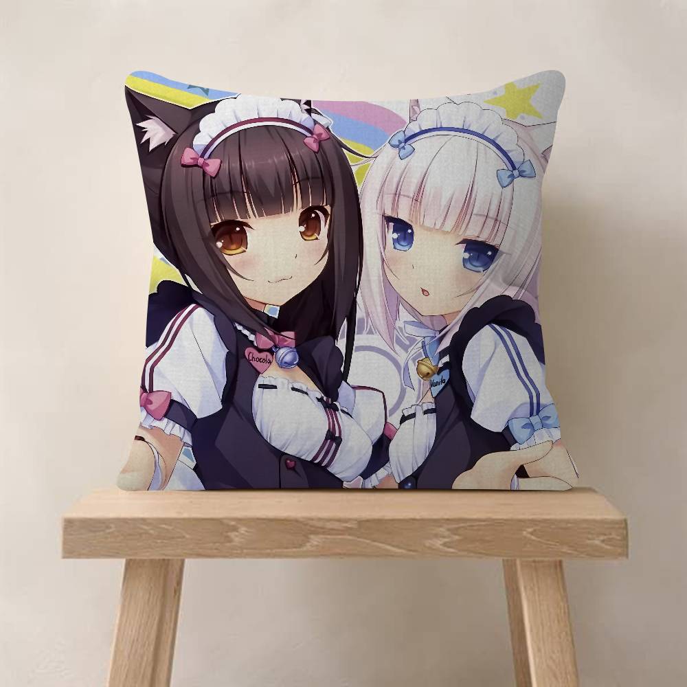Аниме Nekopara Подушка Аниме Подушка Диван Кровать Подушка для Головы Наволочка Чехол для Подушки Модный