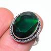 Хромовый диопсид Ручной работы Ювелирное изделие из стерлингового серебра 925 пробы Кольцо Размер 7.5 l7N73
