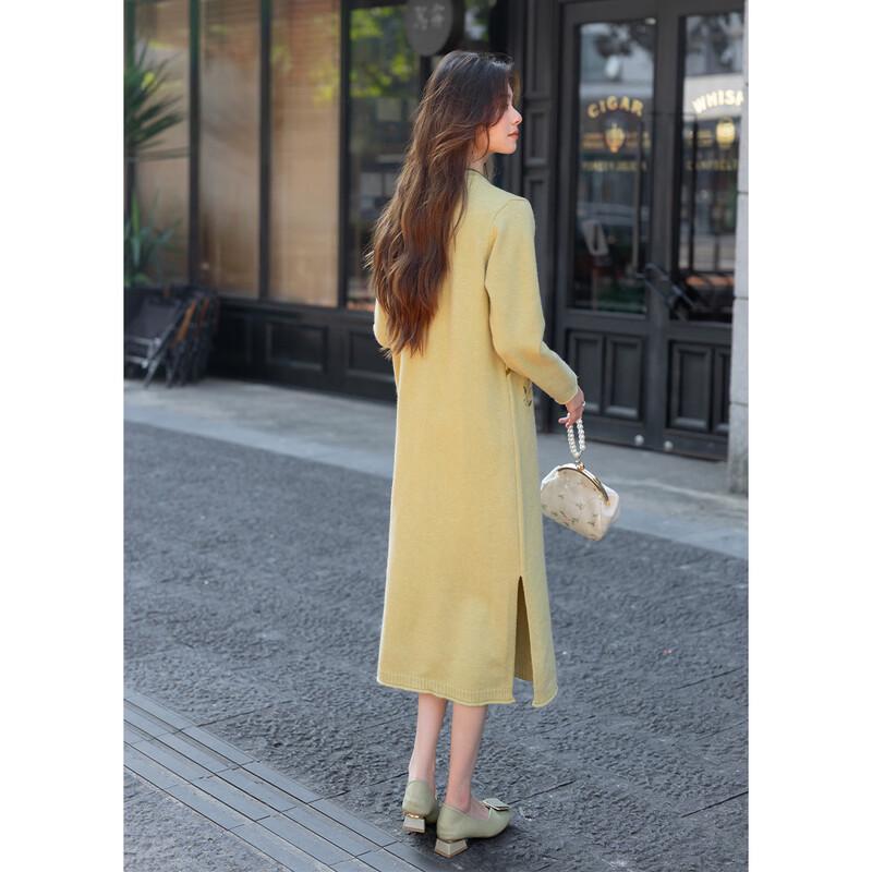 ITISF4 Ретро Вышитое Дзен Чайное Платье