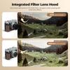 Интегрированная бленда с фильтром Freewell для FUJI Hybrid CPL Black Mist Black GFX100RF, и Фильтр, (FW-GFX100RF-RLH-B)