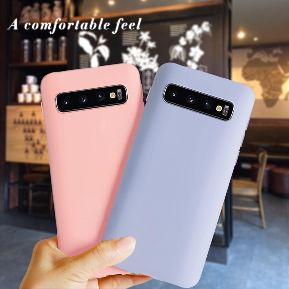 Чехол для телефона для Samsung Galaxy S10 Plus S10E S 10 Plus S10 e S10Plus Чехол Накладка Ультратонкий матовый Мягкий бампер Силиконовые чехлы для телефона