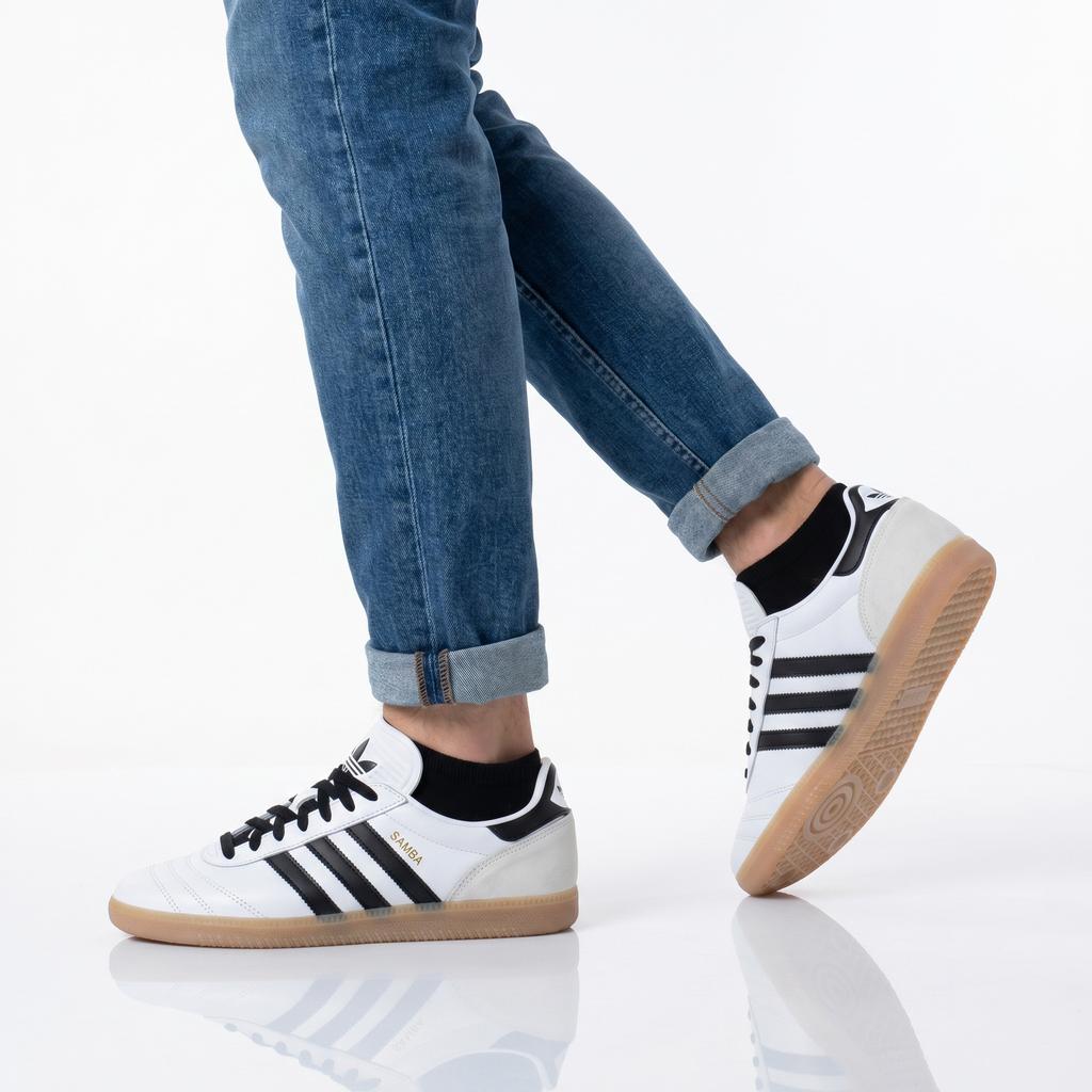 adidas Оригиналы SAMBA JP - Мужские Кроссовки Обувь Белый JQ9055 ОРИГИНАЛ