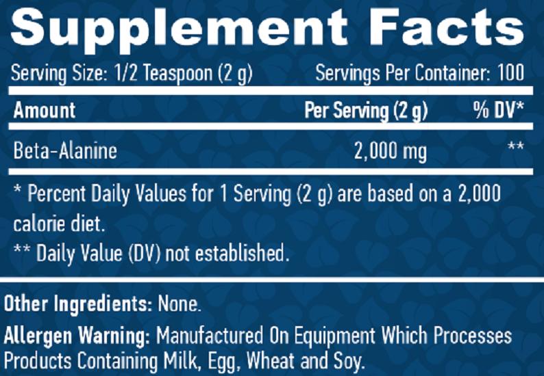 Haya Labs Спортивный Бета-Аланин - 200 гр.
