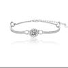 S925 Silver Moissanite Bracelet 1 2 Carat High Quality Light Luxury Exquisite Sunflower Bracelet for Women
