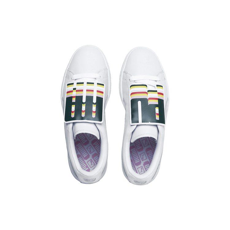 Puma Кеды повседневные с нашивкой-корзинкой Белые Женские 369183-01
