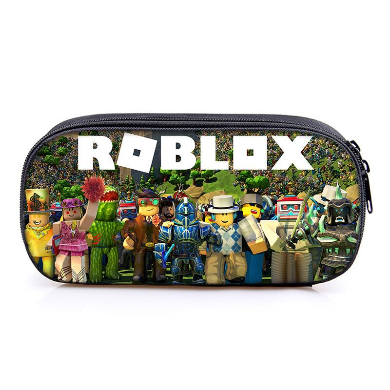 Пенал Roblox для детей - Школьная сумка для канцелярских принадлежностей с несколькими отделениями