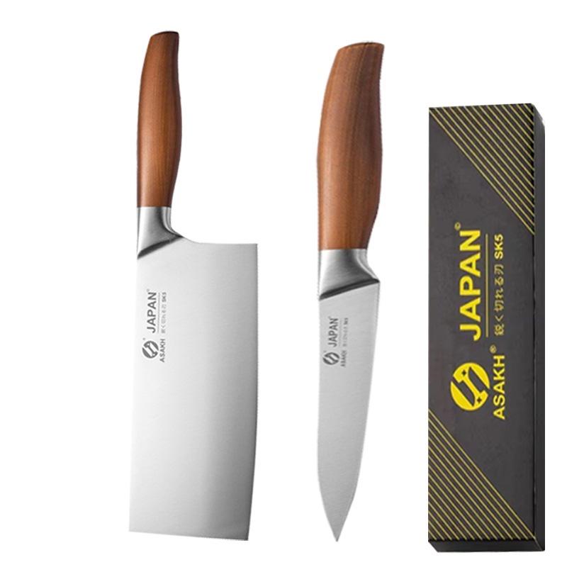 WXCOO Professional Japanese Kitchen Knife Set Kitchen Accessories Meat Cleaver Boning Knife Fruit Utility Knife Cooking Chef