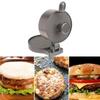 Универсальный ручной пресс для бургеров Маленький из алюминиевого сплава Регулируемый инструмент для формовки мяса Для изысканных котлет