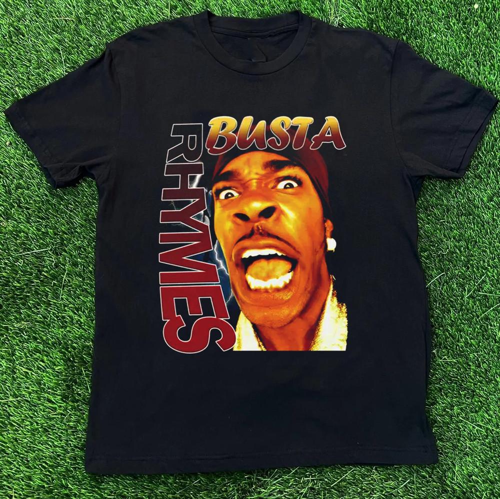 NEW Busta Rhymes Back T-Shirt - Music Black All Size Shirt AR103 Unisex T-Shirt