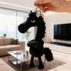 Horse Doll Plush Keychain Soft Velvet 3D Stuffed Animal Charm Backpack Handbag Keys Locker