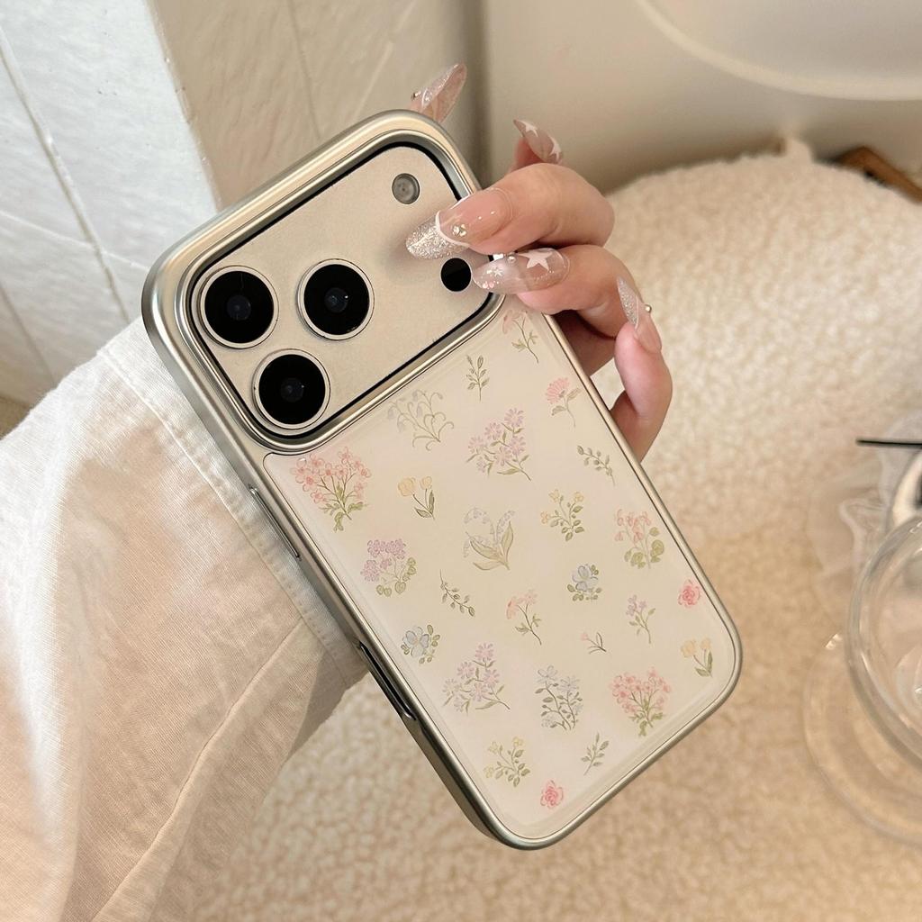 Художественный чехол для телефона с цветами для iPhone 16, iPhone 17 и iPhone 17 Pro Max