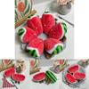 Cute Watermelon Plush Keychain With Pp Cotton Filling For Bag Decoration And Collectors