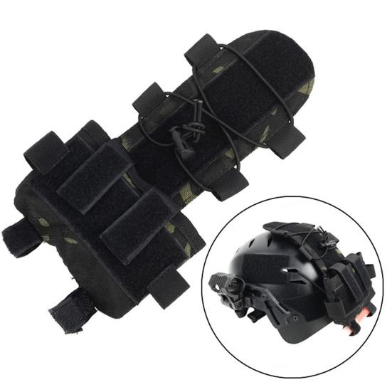 Сумка-аксессуар для шлема Mk2, лента-липучка, многоцветная, портативная, съемная, эластичный шнур, простая установка, многоцелевая, батарейный блок для шлема