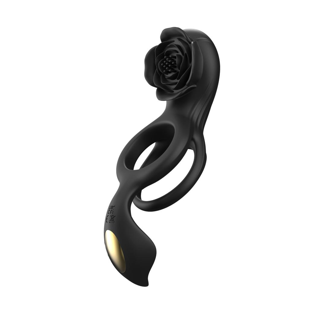 Adult Toys, Delay Rings For Men And Women, Couples' Delay Rings, Vibrating Rose-shaped And Clamp.