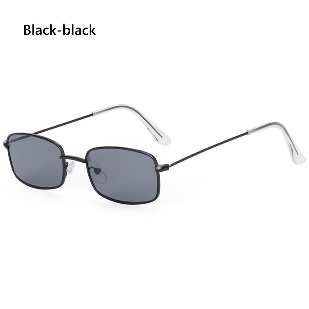 Retro Small Oval Sunglasses Womenbrand Design Shades Classic Candy Color Metal Rectangular Sun Glasses Korea Fashion Eyewear