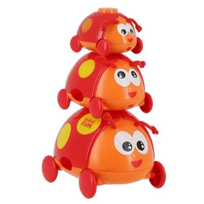 InfiniFun Ladybug Family Stacking Play, разноцветные, 1 комплект, корейские детские товары