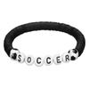12pcs Casual Wear Football Bracelets Stackable Sports Bracelets Gift Theme Bracelets  Unisex