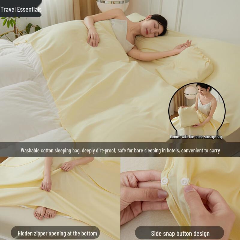 Portable Travel Hotel Sleeping Bag Liner