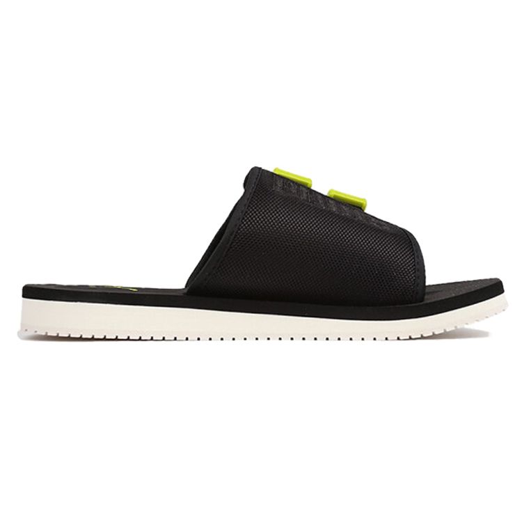 Puma Wilo Lux Sandal Durable Sports Slippers Unisex Footwear Black Yellow 371176-02