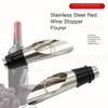 1 шт. Бытовая пробка для горлышка бутылки вина, пробка для красного вина, герметизация хранения вина, 2-в-1, пробка для вина, дозатор