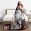 Super Soft Singer TINI STOESSEL Futtura Album Throw Blanket Premium Flannel Fleece Lightweight  Bed Blanket Fuzzy Plush Blankets