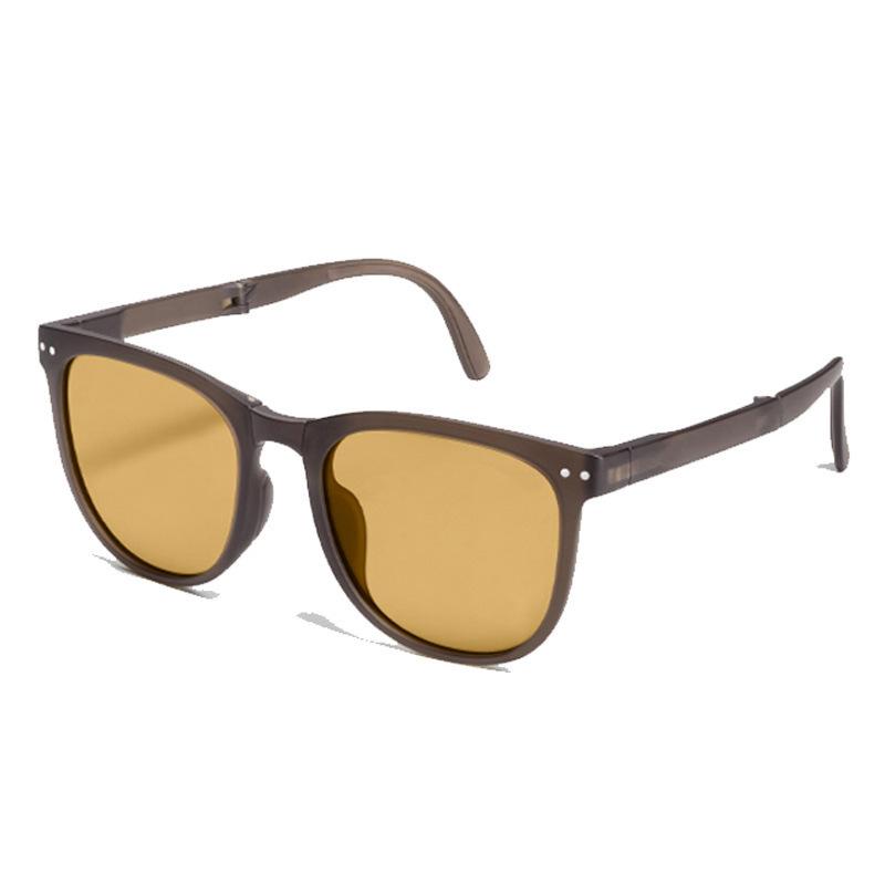 Модные портативные складные солнцезащитные очки женские винтажные очки для мужчин поляризационные очки женские