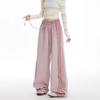 American Retro Stripe Sweatpants Women 2025 - Spring/Autumn Casual Wide Leg