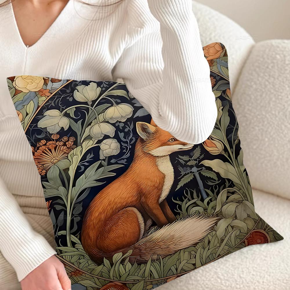 Нейтральная подушка Уильяма Морриса Аниме-подушка Подушка для головы диван-кровати Наволочка Чехол для подушки 45x45 см Мода