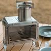 Outdoor Camping Stoves Portable Stainless Steel Furnace Multifunctional Picnic BBQ Cooking