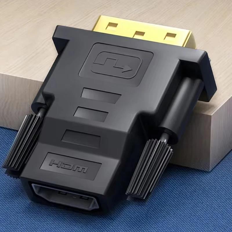 1080P DVI to HDMI-compatible Cable Adapter DVI Male to Female Bi-directional Connector Converter For PC TV Box PS4 DVD Projetor