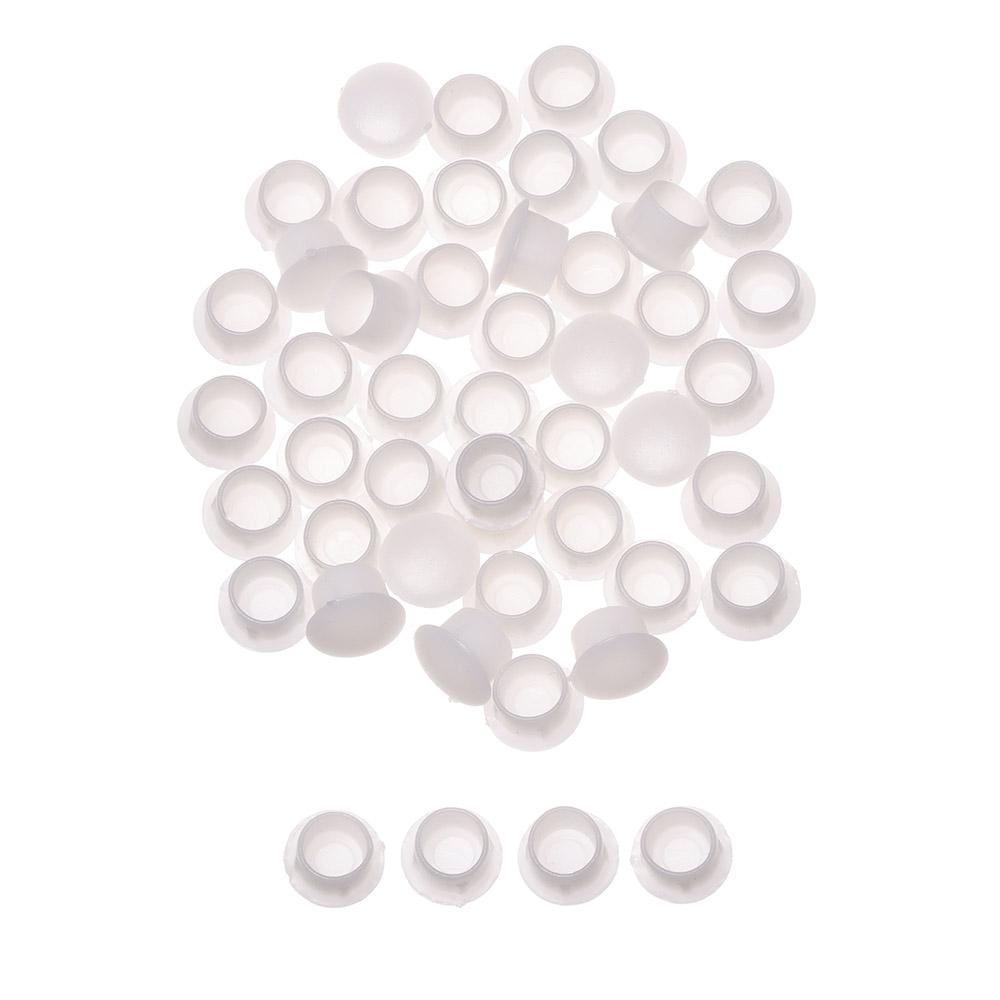 50Pcs Practical Exterior Hole Ornament Hardware Screw Decor Furniture Hole Covers Protective Cap Dust Plug Stopper