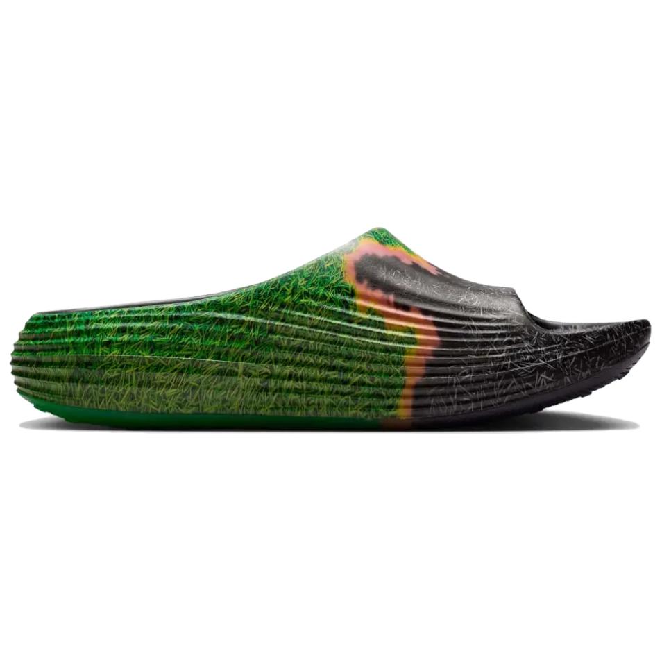 .SWOOSH x Nike ReactX Rejuven8 Шлепанцы Touch Grass Унисекс Сандалии Зеленый Темно-Дымчато-Серый Черно-Келли-Зеленый IR0459-001